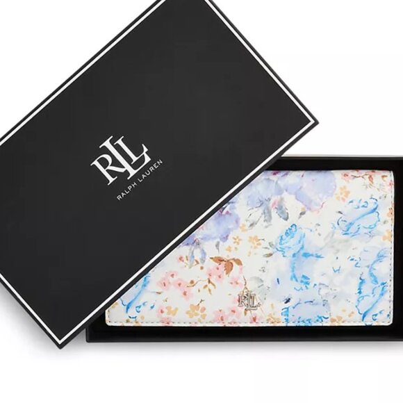 SALE! ✅ LRL Nappa Leather Slim Wallet ✨NWT'S with LRL Gift Box - Picture 1 of 13